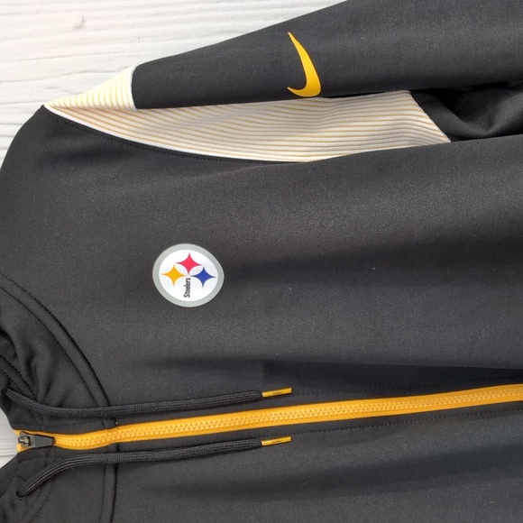 Sold Pittsburgh Steelers Men's Nike Therma Sideline Full Zip Hoodie NWOT - Picture 5 of 6